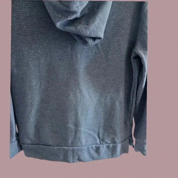 Champion pullover hoodie front high neck blue color size Small - Picture 3 of 10